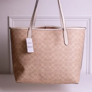 Coach City Tote Bag Signature Canvas