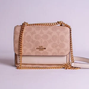 Coach Mini Klaire Crossbody Bag Signature Canvas
