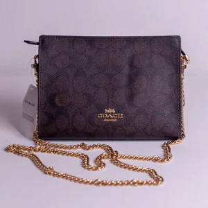 Coach Slim Crossbody Bag Signature Canvas