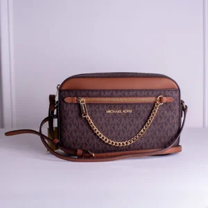 Michael Kors Jet Set Large Logo Crossbody Bag