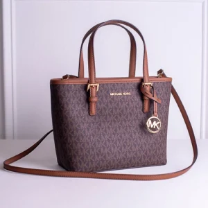 Michael Kors Jet Set Travel Extra-Small Logo Top-Zip Tote Bag