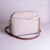 Michael Kors Jet Set Travel Medium Logo Dome Crossbody Bag