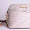 Michael Kors Jet Set Travel Medium Logo Dome Crossbody Bag