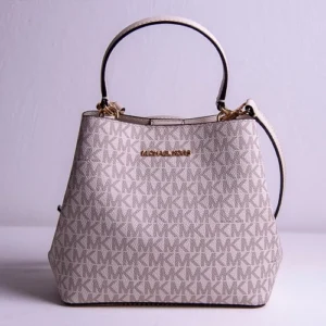 Michael Kors Pratt Small Signature Logo Shoulder Bag