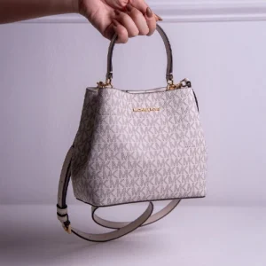Michael Kors Pratt Small Signature Logo Shoulder Bag