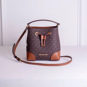 Michael Kors Mercer Small Logo Bucket Bag