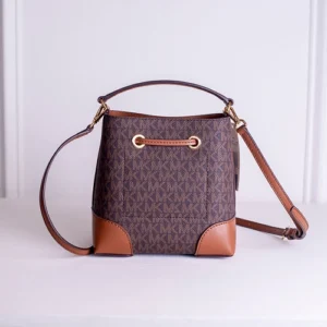 Michael Kors Mercer Small Logo Bucket Bag