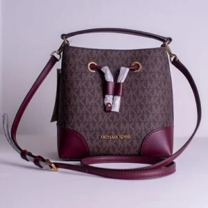 Michael Kors Mercer Small Logo Bucket Bag