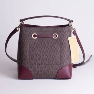 Michael Kors Mercer Small Logo Bucket Bag